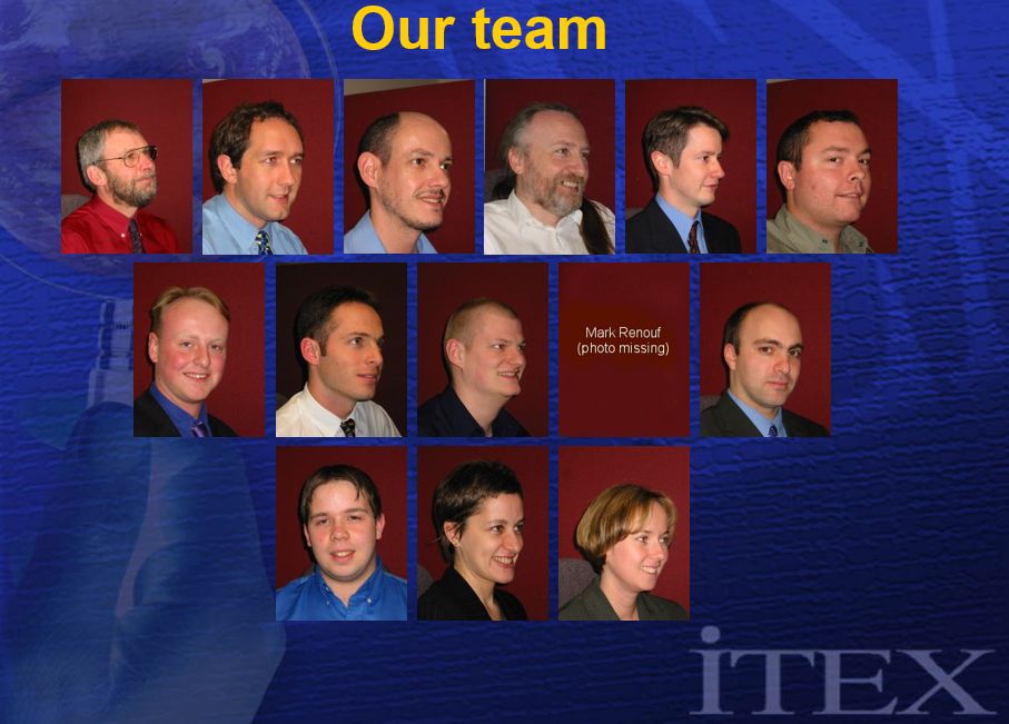 The Itex development team based at Guiton House